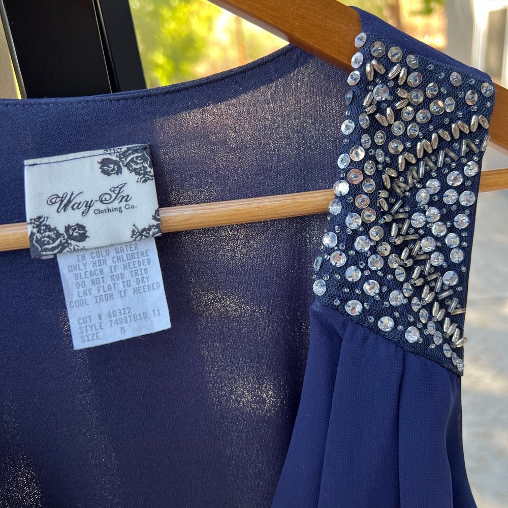 NWT - Navy Holiday Dress Size M